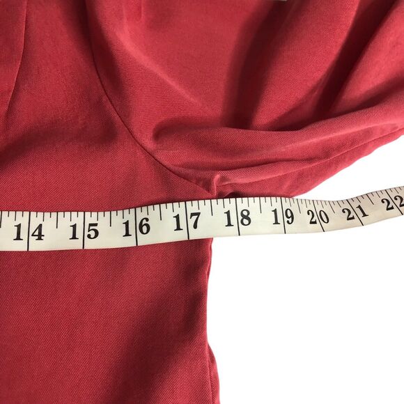 Soft Surroundings Top Womens XS Pink Asymmetrical Washed Tunic Lagenlook Blouse - Picture 16 of 16